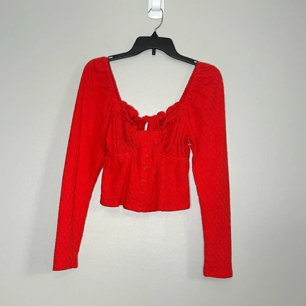 Free People Ladybug Long Sleeve Top